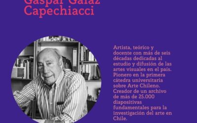 Gaspar Galaz: Premio a la Trayectoria Carmen Waugh 2025