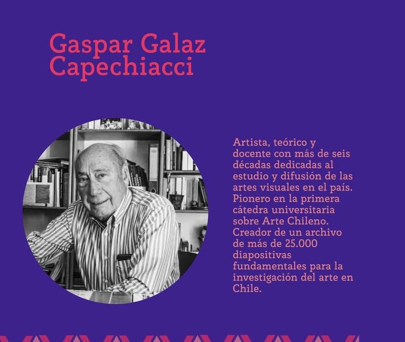 Gaspar Galaz: Premio a la Trayectoria Carmen Waugh 2025